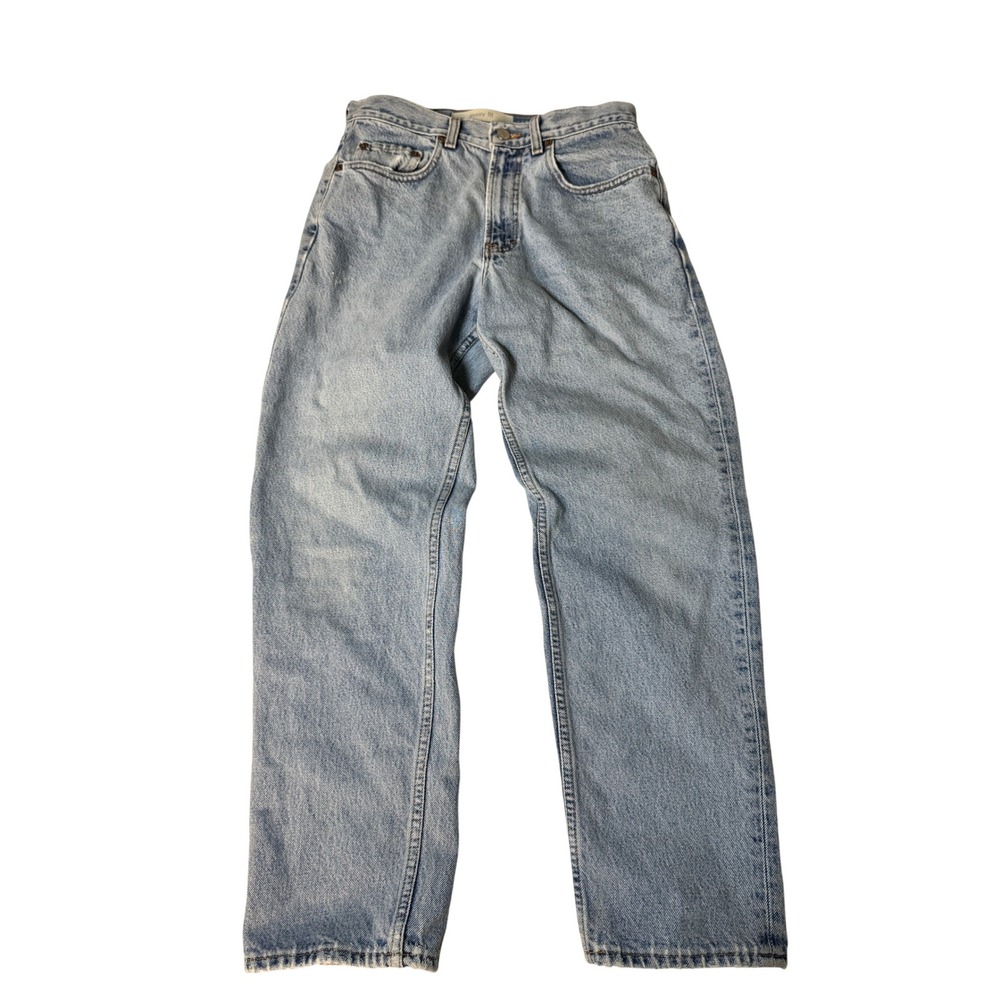 Vintage Gap Blue Jeans Easy Fit Light Wash Denim Made in USA 30x28 90s Men